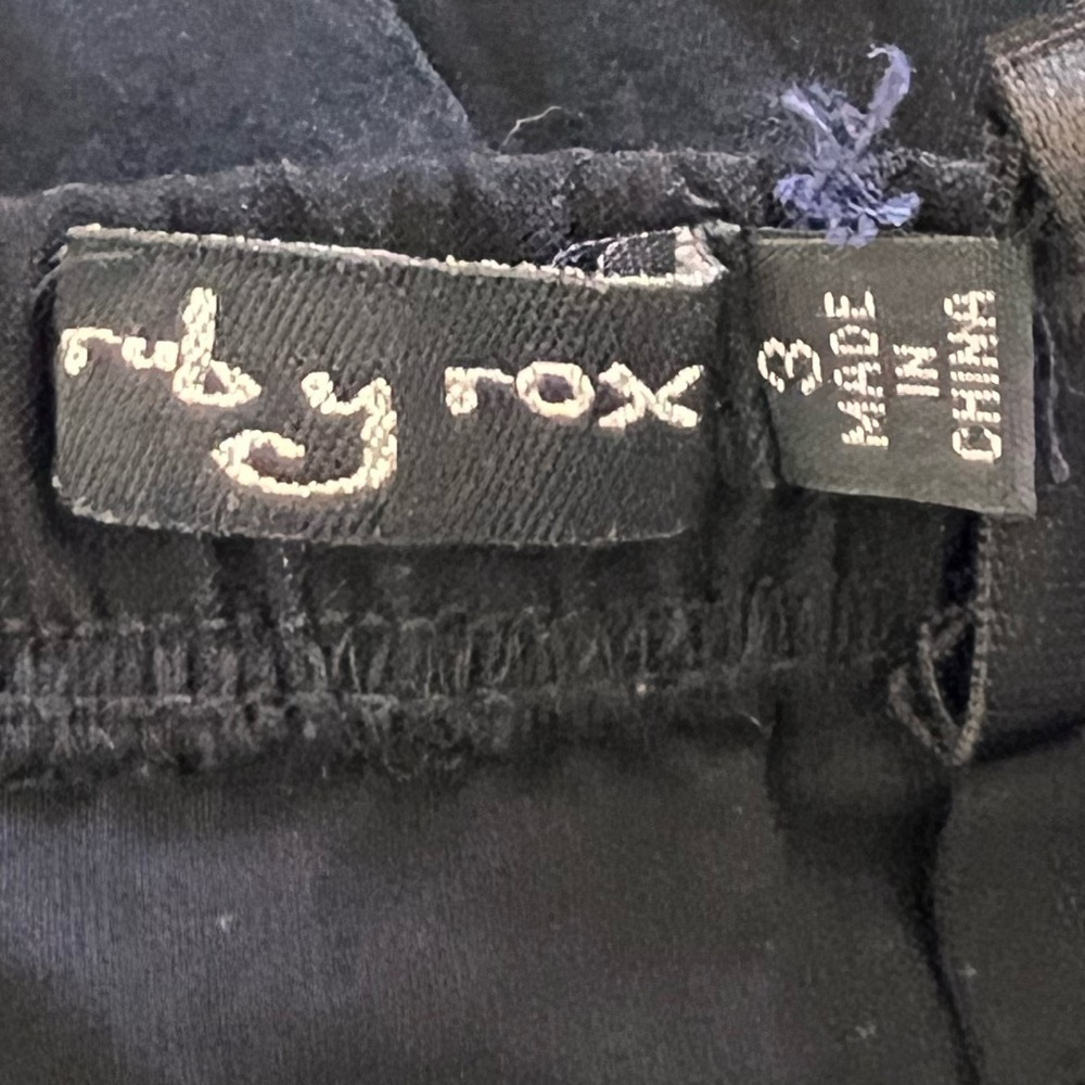 Ruby Rox Black Ruched Sweetheart Mini LBD Dress Size 3 - Picture 10 of 11